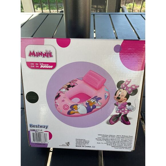 Disney Junior Minnie Mouse Inflatable Float Ages 6-18 Months - Picture 2 of 3